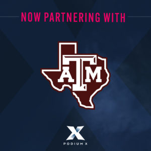 square podium x announces partnership with the university of Texas a&m tamu